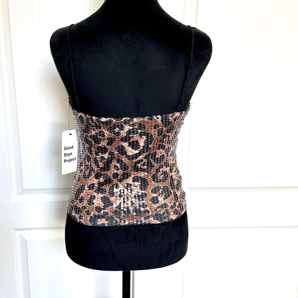Leopard Print Cami Top - Picture 3 of 3